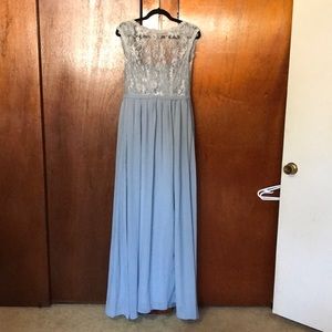 Blue Bridesmaid dress
